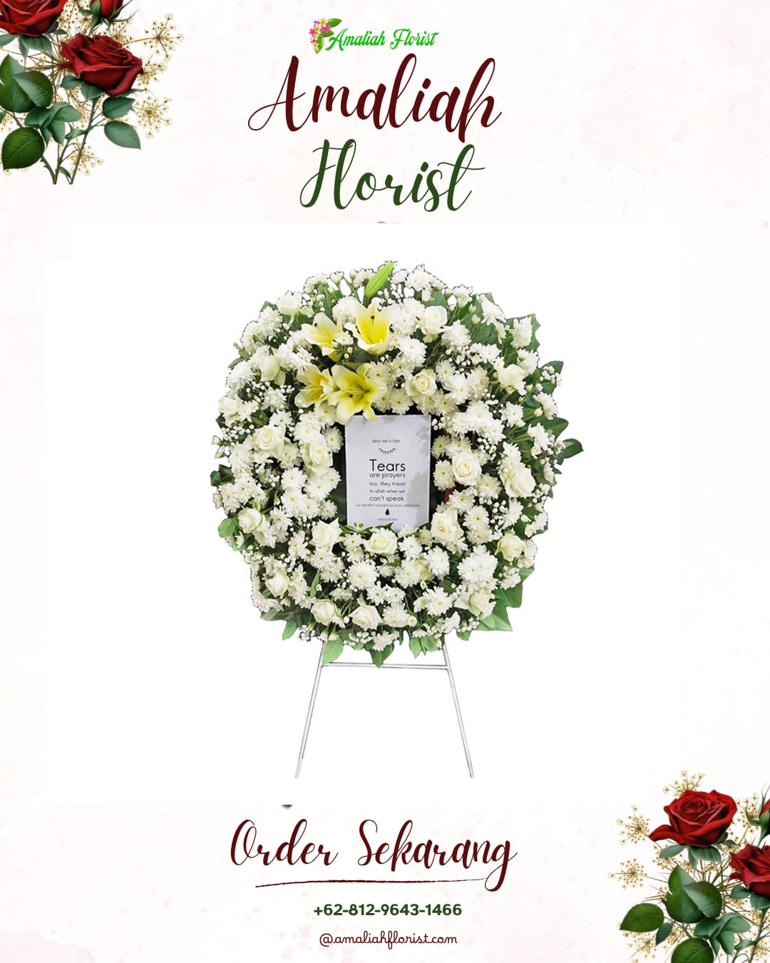 Krans Bunga Duka Saketi